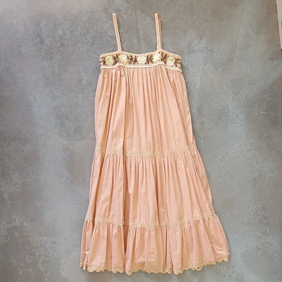 Chasing Unicorns Prairie Winds Midi Maxi Dress XS - Picture 2 of 7